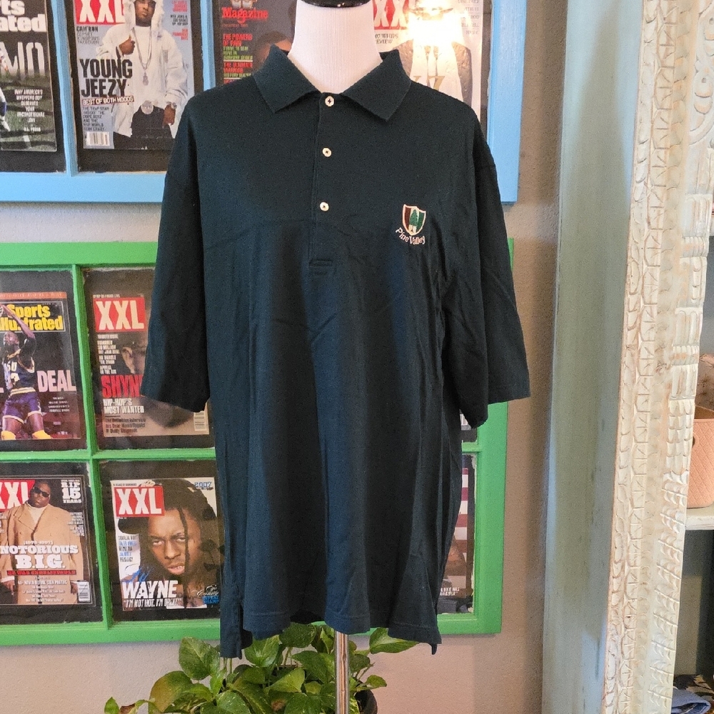 Fairway & Greene Green Polo Shirt Classic Design